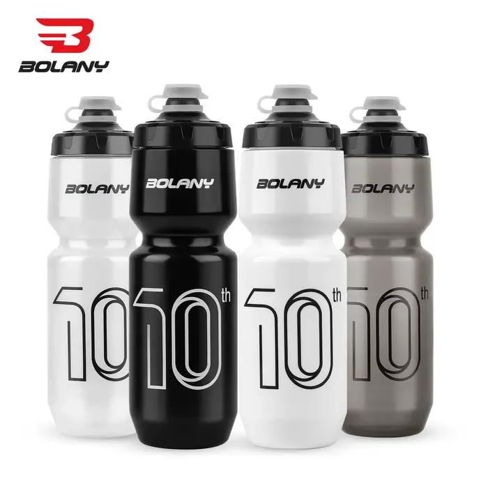BOLANY bouteille de sport 10ème caoutchouc plastique Transparent avec couvercle