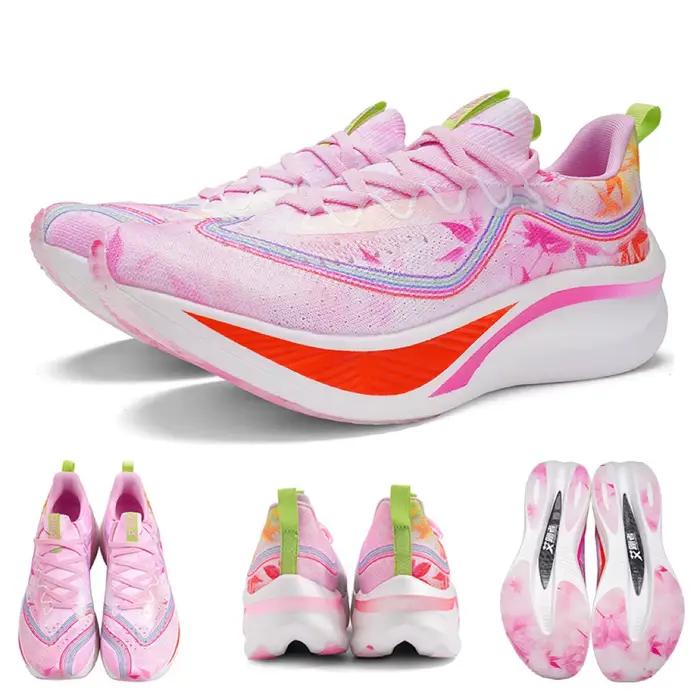 2025 IRUNSVAN Marathon chaussures carbone haute qualité respirant rebond-back amorti