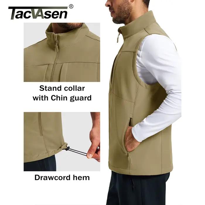 TACVASEN Gilet de course pour hommes