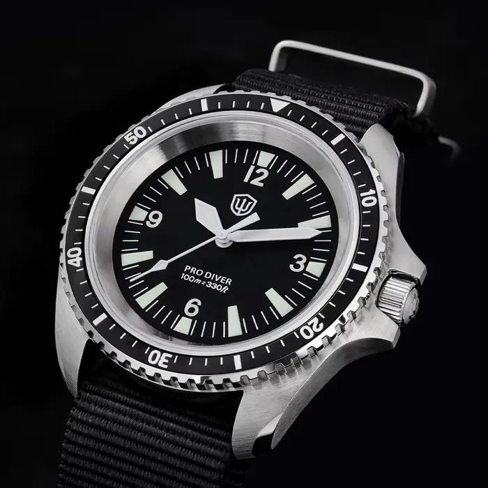 Watchdives WD1980 V3 montre de luxe VH31 balayage secondes mouvement à Quartz AR revêtement verre saphir 10Bar étanche montres pour hommes