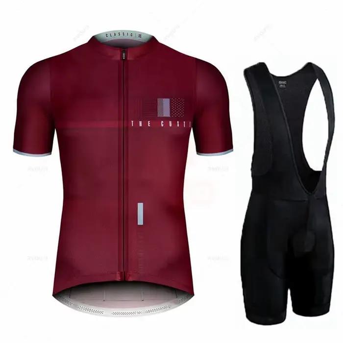 Ensemble de maillots de cyclisme pour homme respirants et anti-UV pour l'été, parfait pour le VTT, le cyclisme de montagne et les compétitions de triathlon