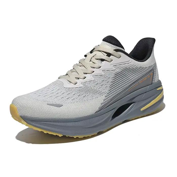 Chaussures de course avec plaque en carbone spéciales marathon respirantes légères confortables antidérapantes pour hommes et femmes occasions de course quotidiennes et marathons