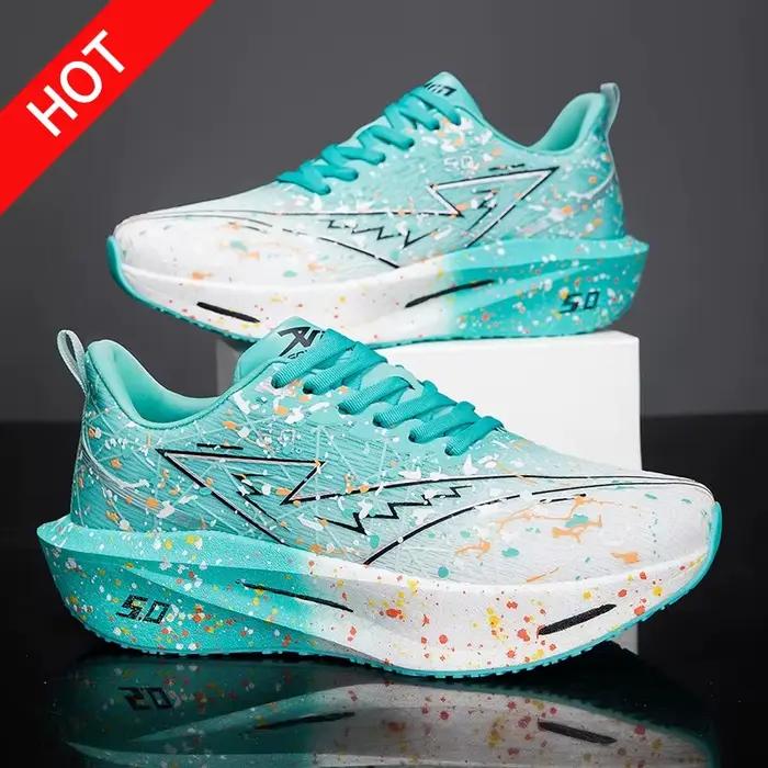Chaussures de course pour hommes avec technologie de plaque en carbone