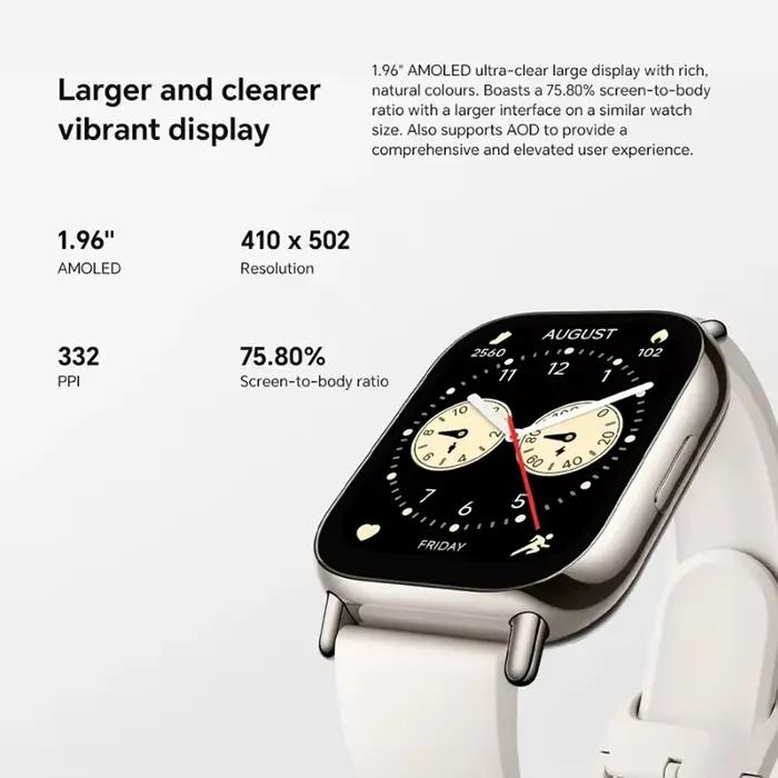 Version mondiale Xiaomi Redmi montre 5 Lite Bluetooth appel téléphonique 1.96 "affichage 150 + Modes de Fitness 5ATM étanche Mi Smartwatch