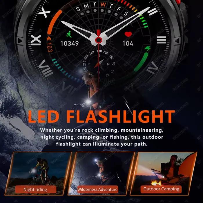 Montre connectée sport GPS 2026 avec écran AMOLED 1
