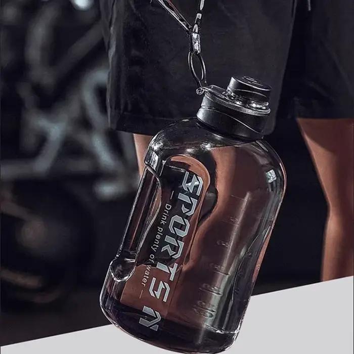 1.7L/2.7L Portable grande capacité bouteille d'eau sport