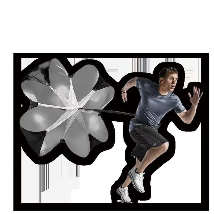 Parachute d'entraînement de résistance à la vitesse