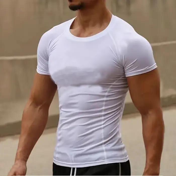 T-shirt de compression à manches courtes pour homme