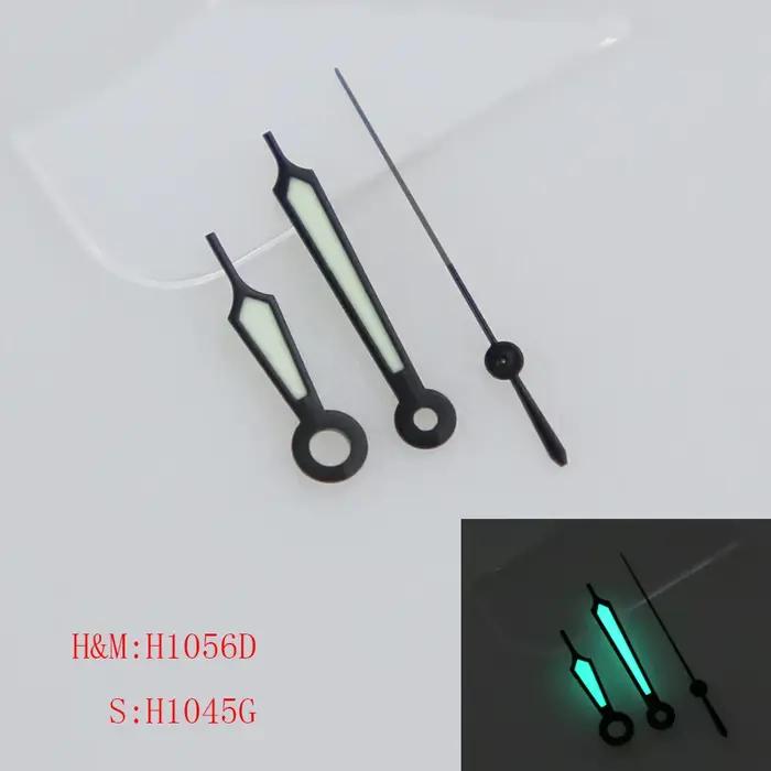 1056 nouveau Design Super C3 vert lumineux ajustement Seiko NH34 35 36 38 70 mouvement automatique SKX007 aiguilles de montre
