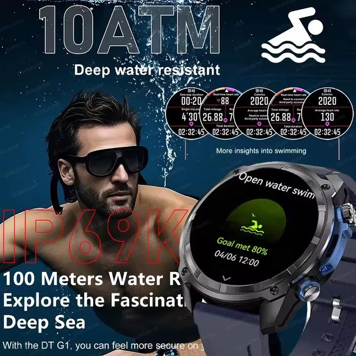 Nouvelle montre intelligente GPS de précision pour extérieur avec 170+ modes sportifs, suivi de la santé et résistance professionnelle à l'eau pour hommes et femmes occasions spéciales