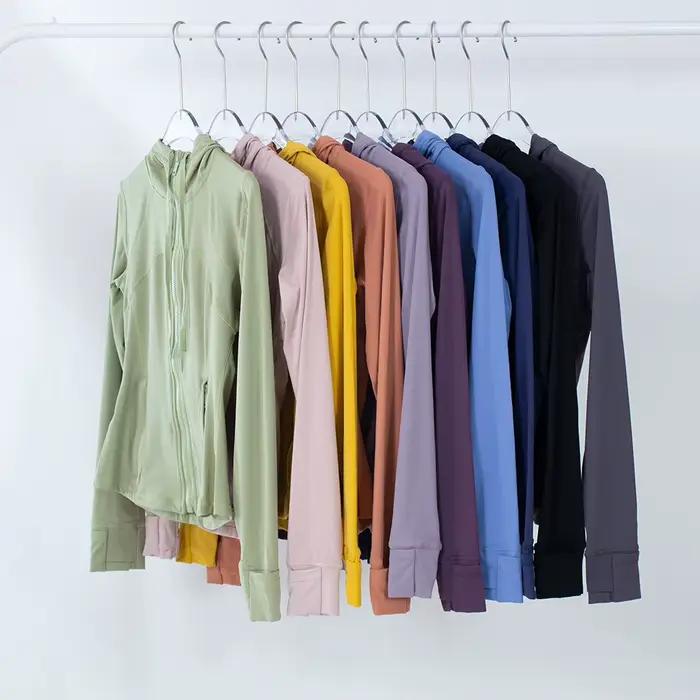 LULU FLORA Vêtements de yoga veste de sport respirante pour femme