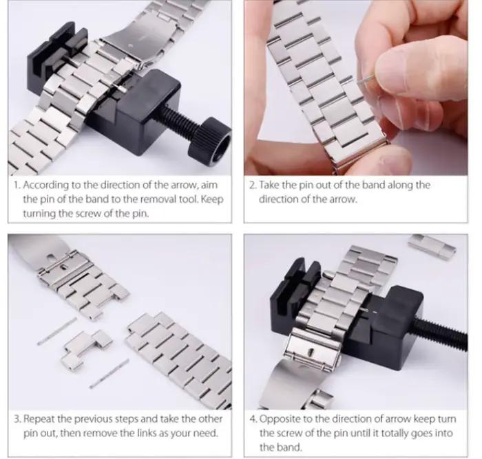 3 bandes métalliques pour bracelet Polar Vantage V pour hommes et femmes
