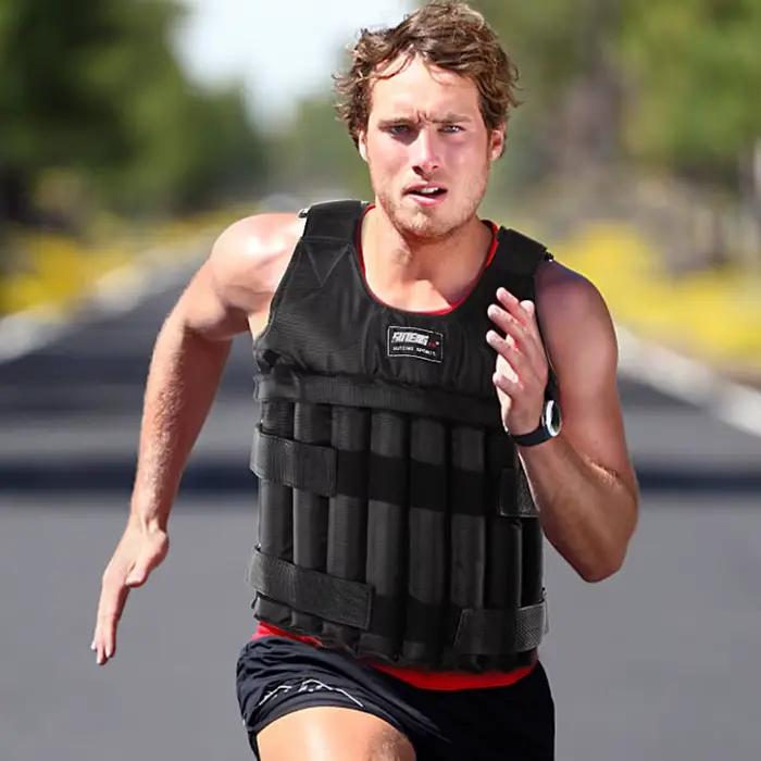 1 - 110LBS gilet lesté réglable course chargement