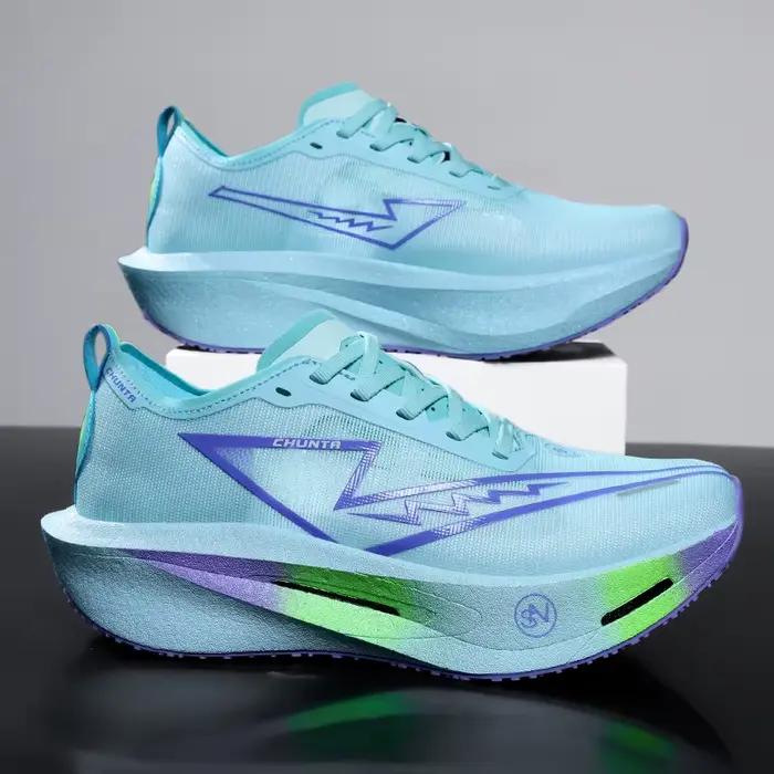 Chaussures de course sportives à plaque de carbone spécialisée pour marathon