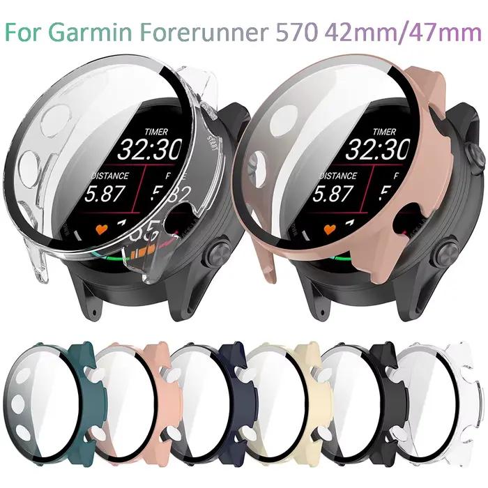 Étui de protection pour montre intelligente Garmin Forerunner 570