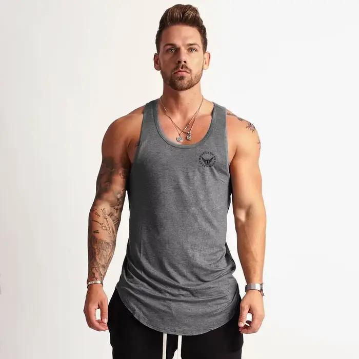 Gilet de sport d'été en coton pour hommes