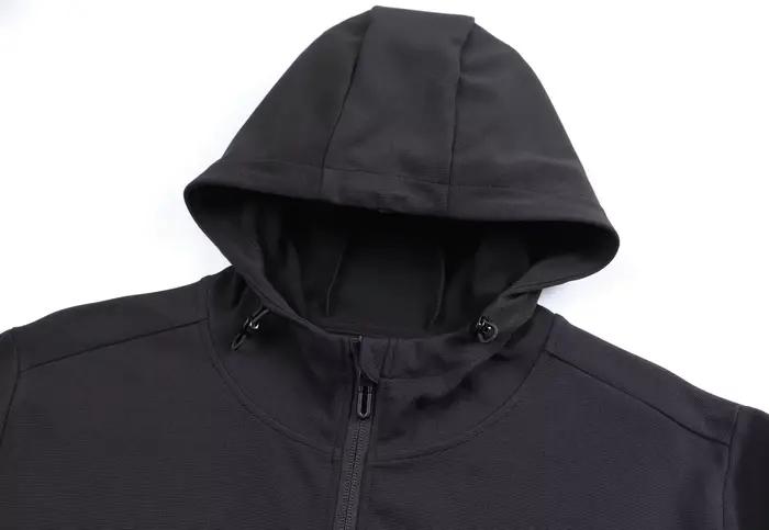 Veste de course à capuche imperméable pour homme