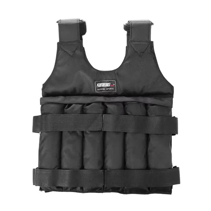 Gilet d'exercice réglable en verre lesté durable