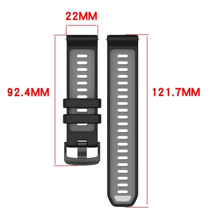 Bracelet en Silicone officiel pour Garmin Forerunner 970 965 955 945 935 745