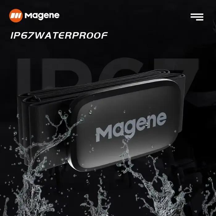 Magene H64 capteur de fréquence cardiaque double Mode ANT Bluetooth avec sangle pectorale ordinateur de vélo