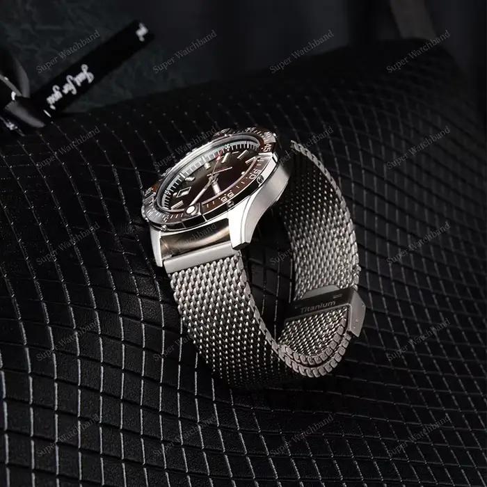 Bracelet de montre en acier titane ultraléger