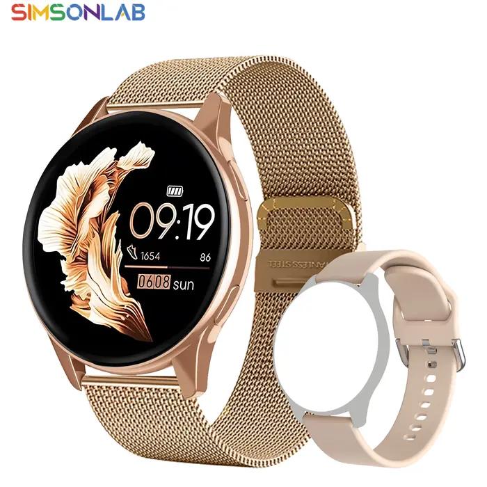 Nouvelle montre intelligente mondiale pour téléphone Android/IOS appel sans fil réponse fréquence cardiaque surveillance de la pression artérielle Message Push pour hommes femmes