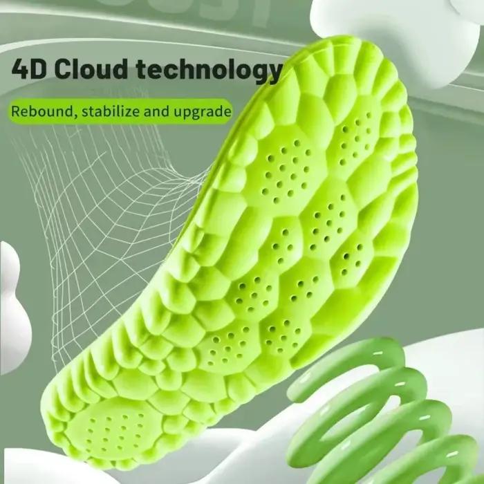 Semelles orthopédiques 4D Sport 2026 super douces pour chaussures