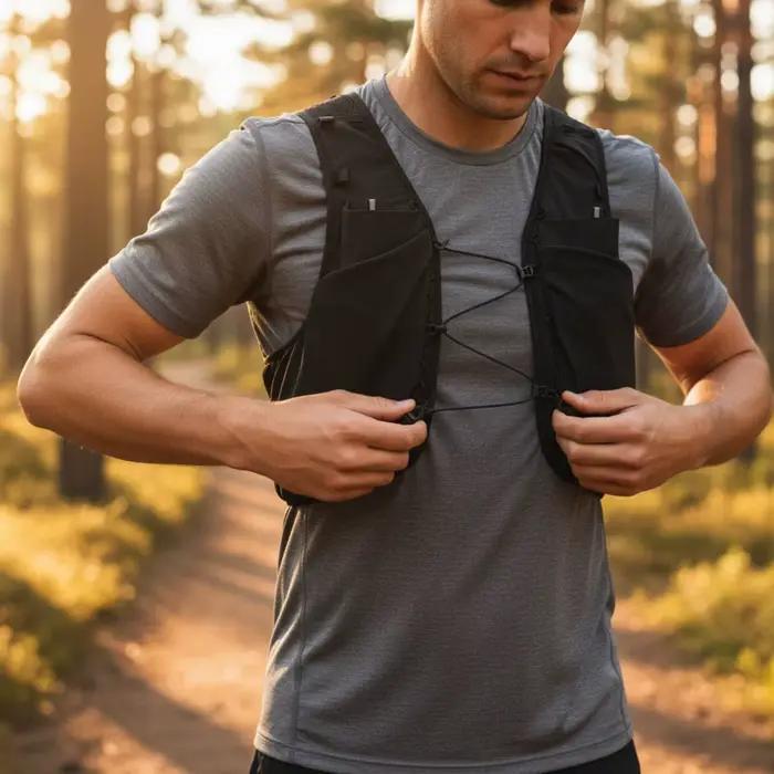 Gilet de course léger ultra-fin
