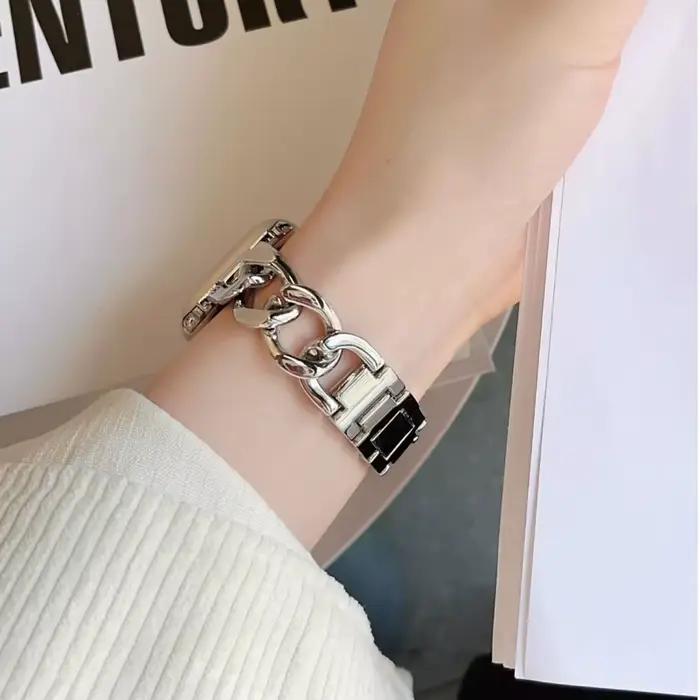 Chaîne mode Bracelet en métal pour Samsung Galaxy montre 8 8Classic Ultra 2 1