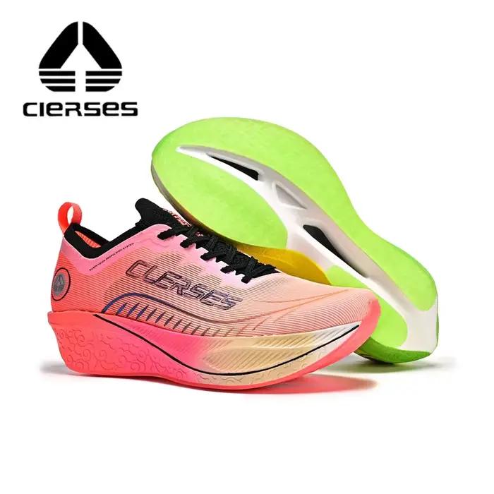 CIERSES JINDOUYUN 1.0 chaussures de course professionnelles pour hommes 2024 pleine paume carbone Marathon chaussures de sport d'athlétisme 2421-2