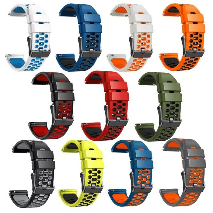 Pour COROS PACE Pro sport Bracelet en Silicone Bracelet de montre pour COROS PACE 3/APEX 2 Pro/APEX Pro 22mm Bracelet APEX 46mm