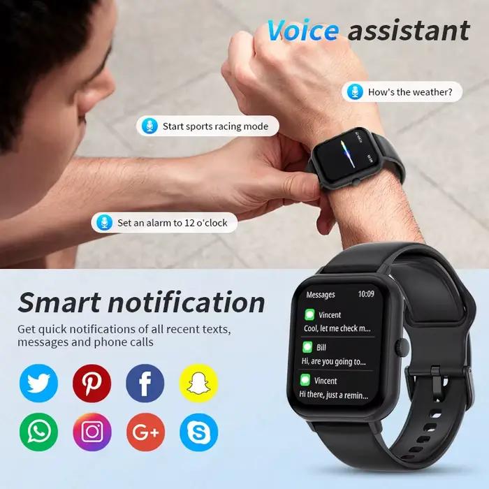 LIGE 2025 nouveau GPS Tracker montre intelligente 1.83 "écran HD 100 + sport Bluetooth appel étanche