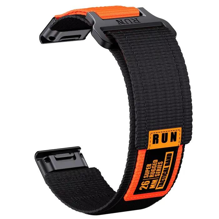 Runcool 22mm 26mm de large Garmin Fenix 7 7X Pro 6 6X 5 5X Plus bracelet QuickFit instinctif 2