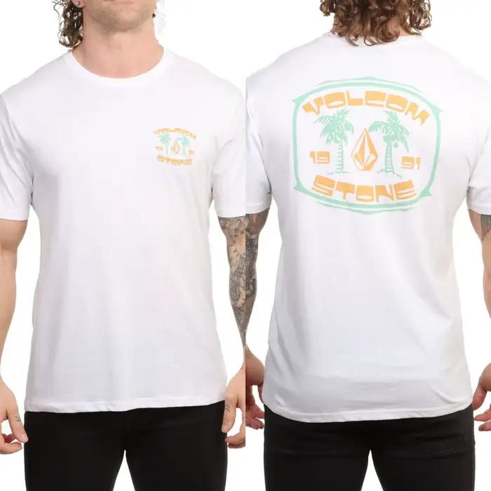 T-shirt de sport de plein air Volcom 2026 – Idéal pour les sorties quotidiennes – Style unisexe de luxe haut de gamme pour hommes et femmes