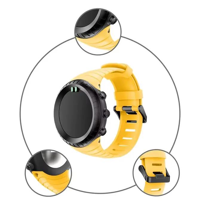 Bracelet de montre en Silicone pour Suunto Core, bracelets de sport de remplacement, ceinture pour Suunto Core, accessoires de montre Correa