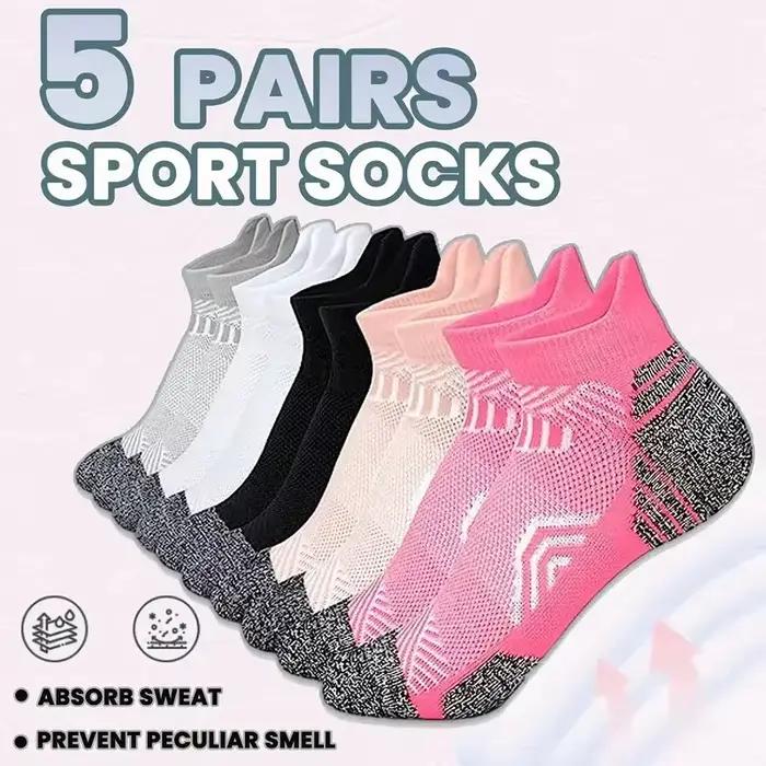 5 paires de chaussettes de sport pour femmes
