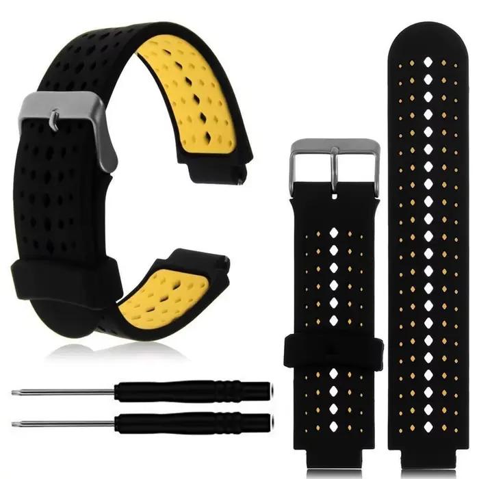 Bracelet de montre en Silicone pour Garmin Forerunner 235/220/230/620/630/735XT