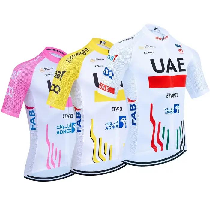 Tour 2025 équipe des Émirats-Unis Maillot de cyclisme hommes femmes été vtt vélo de route