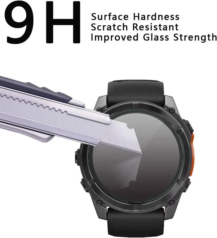 Protecteur d'écran pour Garmin Fenix8 7 6 6S 6X 5s/Vivoactive 3/Forerunner 165 945 955 965 225 255 265S, 5/1 pièces