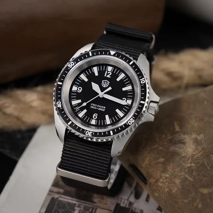 Watchdives WD1980 V3 montre de luxe VH31 balayage secondes mouvement à Quartz AR revêtement verre saphir 10Bar étanche montres pour hommes