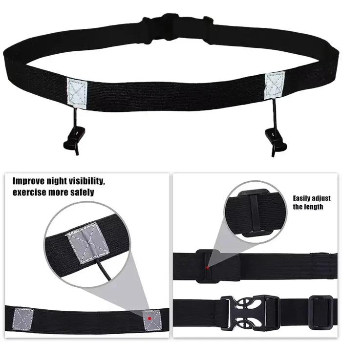 Ceinture de taille de course en plein air avec support de gel