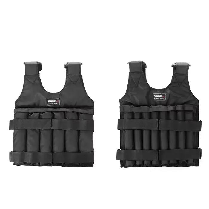 Gilet d'exercice réglable en verre lesté durable
