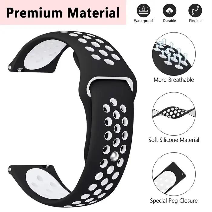 Bracelet de montre intelligent en silicone pour COROS Apex 42mm 46mm Apex 2 Pro et COROS Pace 3, 20/22mm, largeur de bande 12 14 16 mm, 13 couleurs disponibles, pour hommes et femmes, occasions spéciales et quotidiennes