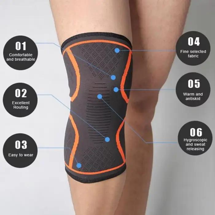 Manchon de compression respirant pour genou
