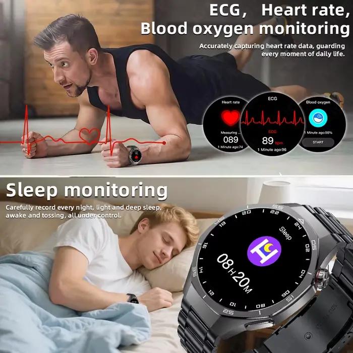 LIGE nouveau moniteur ECG montres intelligentes hommes Bluetooth appel Bracelet intelligent 100 + sport Fitness