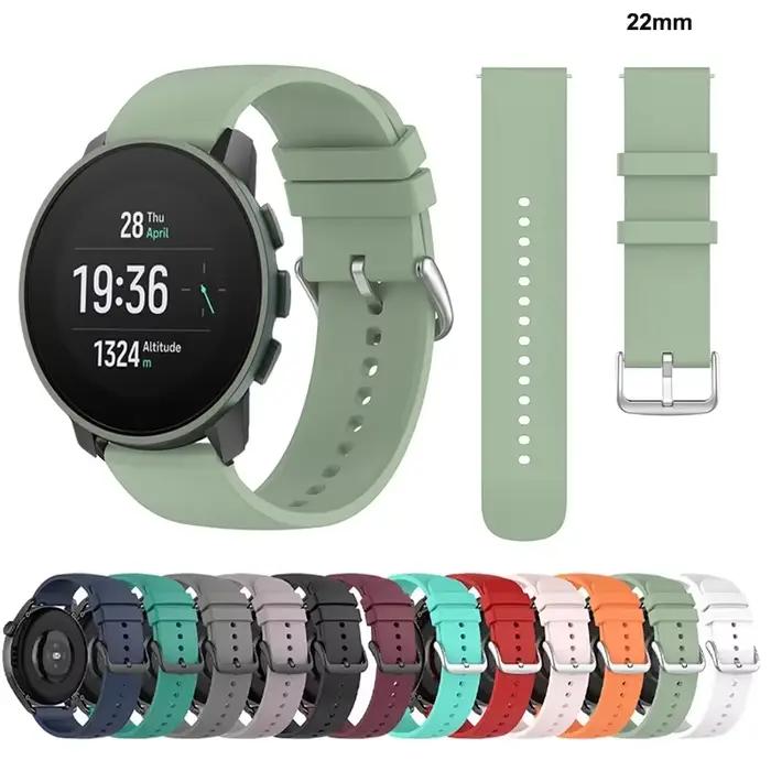 Bracelet sport en silicone pour Suunto 9 Patricia/suunto 9 Patricia Pro/suunto 5