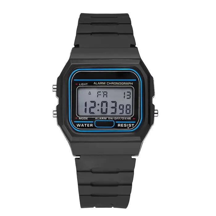 Montre numérique LED pour hommes