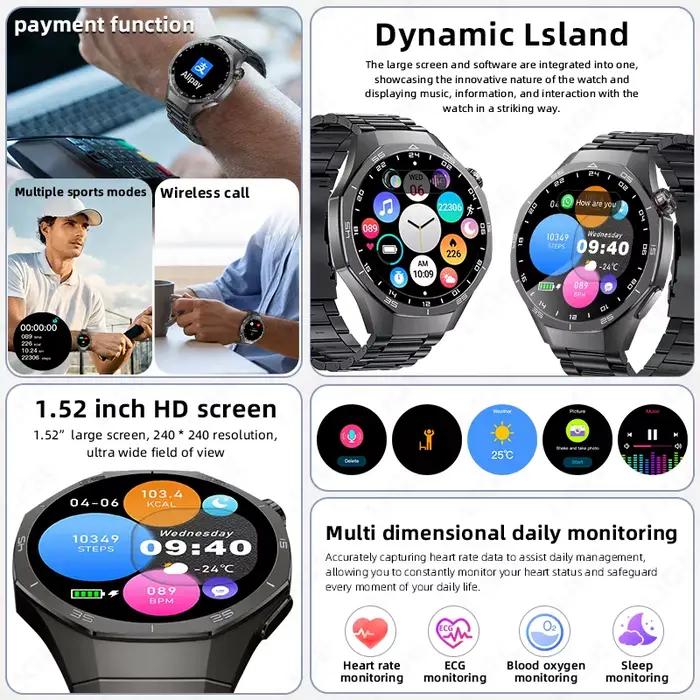 LIGE nouveau moniteur ECG montres intelligentes hommes Bluetooth appel Bracelet intelligent 100 + sport Fitness