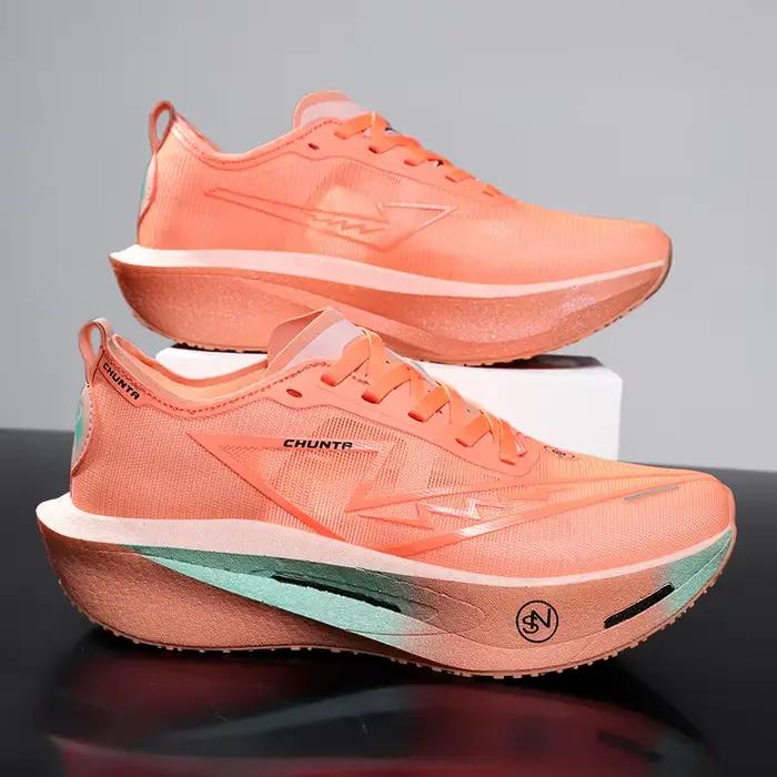Chaussures de course sportives à plaque de carbone spécialisée pour marathon