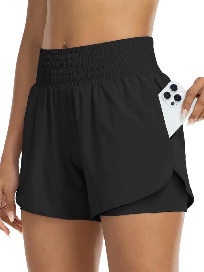 Shorts de sport taille haute pour femmes